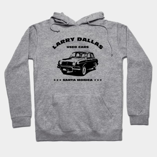 Larry Dallas Used Cars Hoodie by GloopTrekker